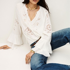 Omar Flounced blouse