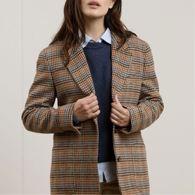 Carlotta Preppy Check Tweed Blazer