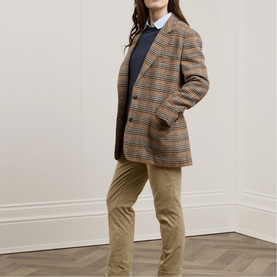 Carlotta Preppy Check Tweed Blazer