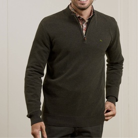 Charlie Micro Quarter Zip Sweater