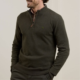 Charlie Micro Quarter Zip Sweater