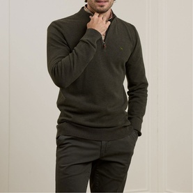 Charlie Micro Quarter Zip Sweater