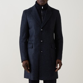 Hyde-Bib-Pad Single Breasted Coat
