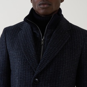 Hyde-Bib-Pad Single Breasted Coat