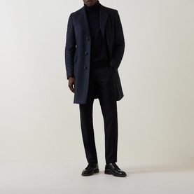 Hyde-Bib-Pad Single Breasted Coat