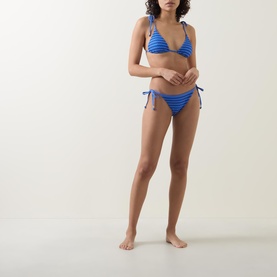 Mesh Hipster Side Tie Bikini Briefs