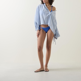 Mesh Hipster Side Tie Bikini Briefs