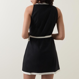 Bound Mini Wrap Dress