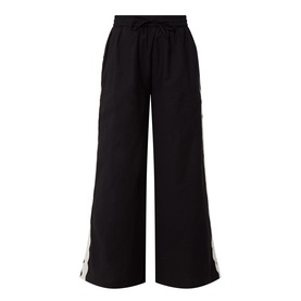 Side Stripe High-Rise Wide Leg Trousers