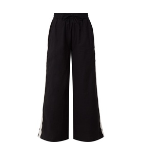 Side Stripe High-Rise Wide Leg Trousers