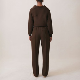 Bernie Drawstring Wide-Leg Track Pants