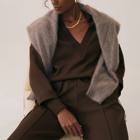 Bernie Drawstring Wide-Leg Track Pants