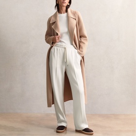 Jemma Interlock Wide Leg Sweat Pants