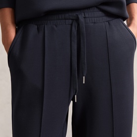Jemma Interlock Wide Leg Sweatpants