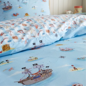 Pirate Duvet Set Blue