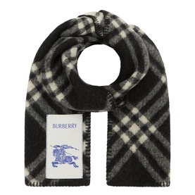 Check Narrow Scarf
