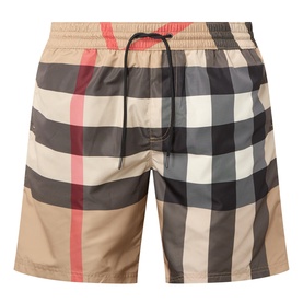 Guildes Check Drawstring Swim Shorts
