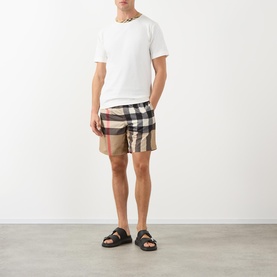 Guildes Check Drawstring Swim Shorts