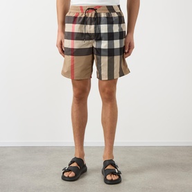 Guildes Check Drawstring Swim Shorts
