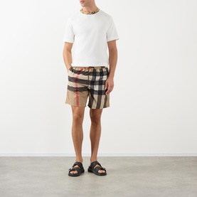 Guildes Check Drawstring Swim Shorts