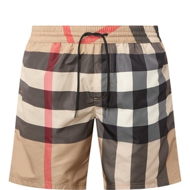 Guildes Check Drawstring Swim Shorts