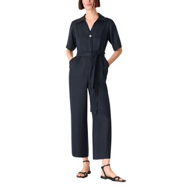 Belted Cropped Jumpsuit