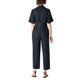 Belted Cropped Jumpsuit