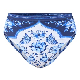Porcelain Garden High-Rise Bikini Bottoms
