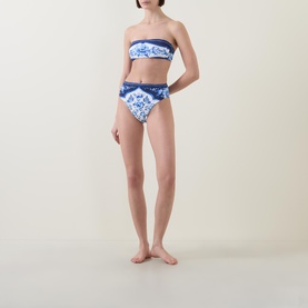Porcelain Garden High-Rise Bikini Bottoms