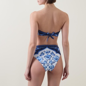 Porcelain Garden High-Rise Bikini Bottoms
