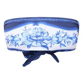 Porcelain Garden Bandeau Bikini Top