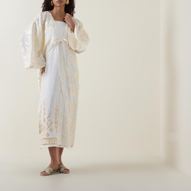 Blossom Embroidered Cover Up