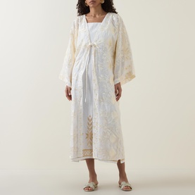Blossom Embroidered Cover Up