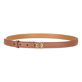 Anagram Logo Leather Belt