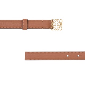 Anagram Logo Leather Belt