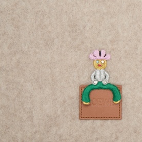 Colour-Block Tassel Scarf