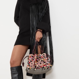 Flamenco Medium Embroidered Bag