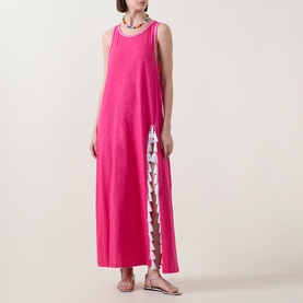 Tassel Slit Beach Dress