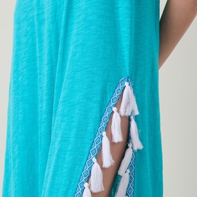 Tassel Slit Dress
