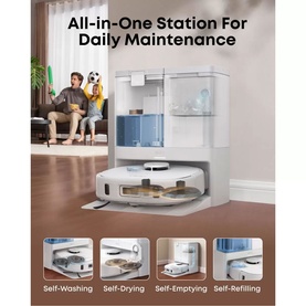 X10 Pro Omni Robot Vacuum White Ultimate Bundle