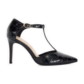 Castered Pointed Toe Stiletto Pumps