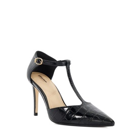 Castered Pointed Toe Stiletto Pumps
