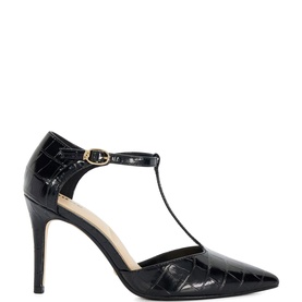 Castered Pointed Toe Stiletto Pumps