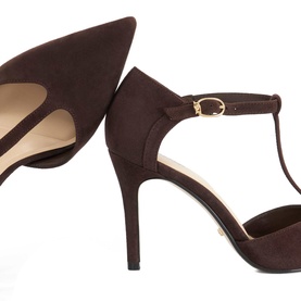Castered Pointed Toe Stiletto Pumps