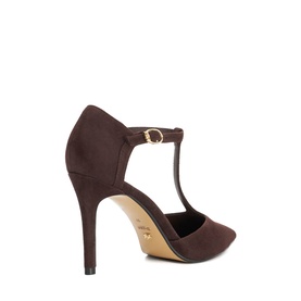 Castered Pointed Toe Stiletto Pumps