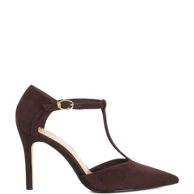 Castered Pointed Toe Stiletto Pumps