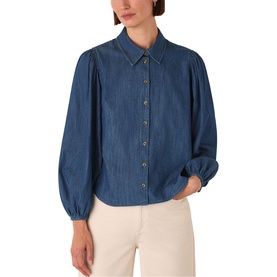 Chambray Pleat Shirt