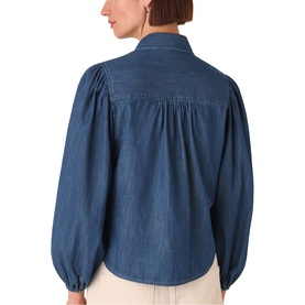 Chambray Pleat Shirt