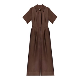 Chocolate Tailored Jumpsuit
