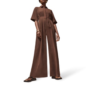 Chocolate Tailored Jumpsuit